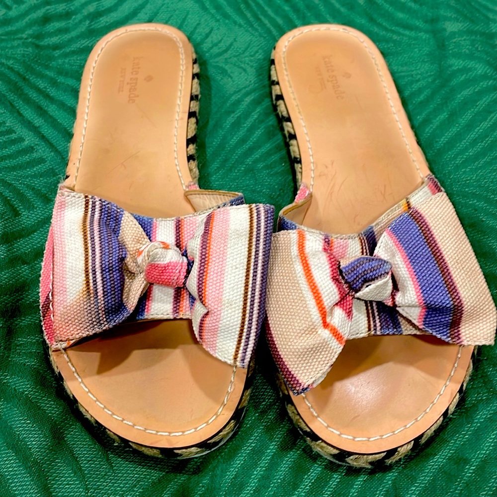 Kate Spade Idalah Multi Color Slides - image 1